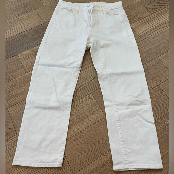 WHITE MOTHER DENIM JEANS | SIZE 27 | LIKE NEW - Picture 5 of 6